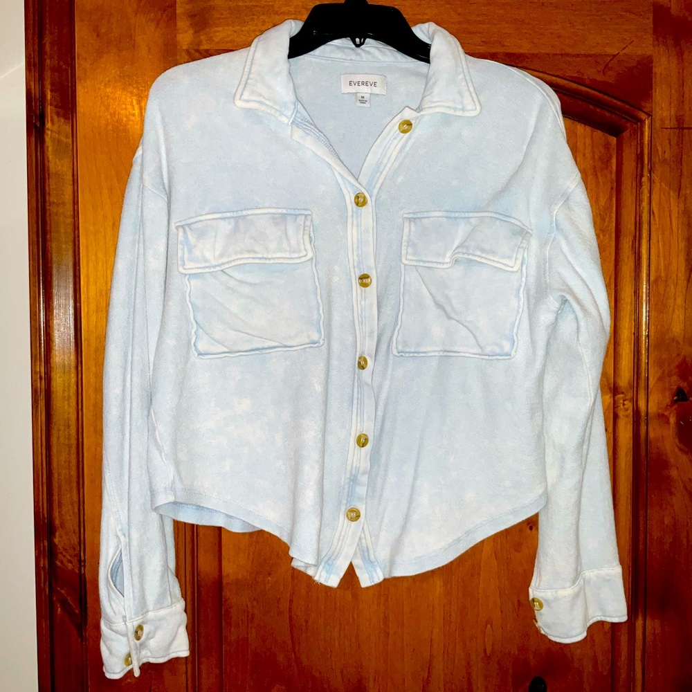 Soft Casual cropped Evereve topped M